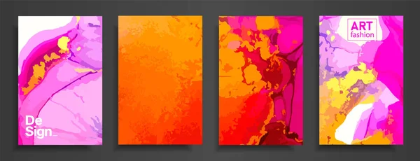 Design Moderne Texture Brillante Abstraite Des Peintures Vibrantes Couleur Une — Image vectorielle