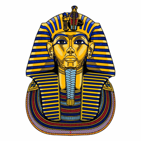 Pharao Pop Art Vektordesign Gut Für Shirt Design — Stockvektor