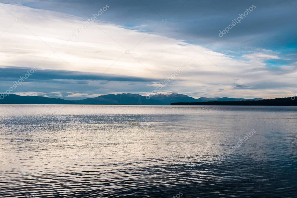 Sunset view of Lake Tahoe, Homewood