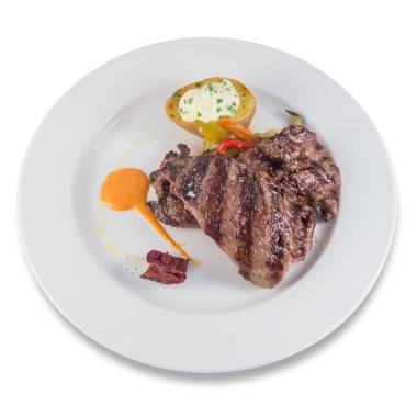 İber domuz tüyü fileto ve fırında patates