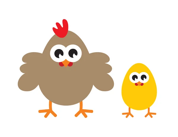 Chicken vector icon — Stock Vector