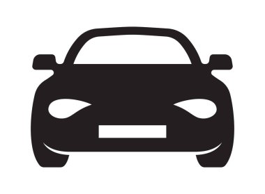 Araba vektör anahat simgesini