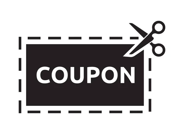 Vector illustration of the Coupon sale — Stock Vector