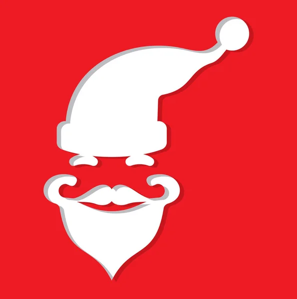 Santa vector kaart — Stockvector