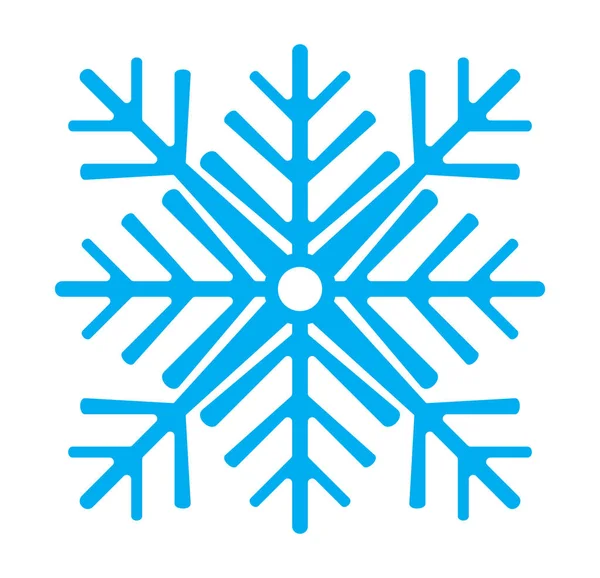 Sneeuwvlok vector pictogram — Stockvector