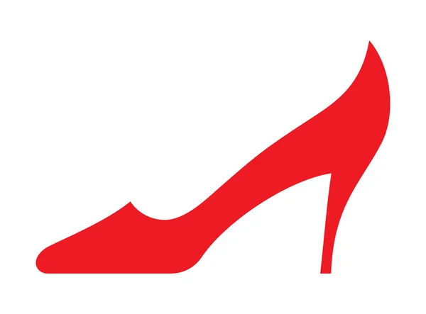 Mujer zapatos vector icono — Vector de stock
