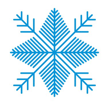 Kar Tanesi vektör simgesi