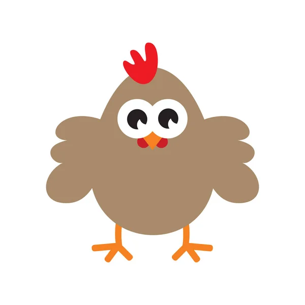 Icône vectorielle poulet — Image vectorielle