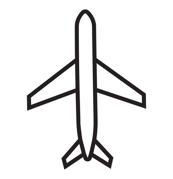 The airplane symbol — Stock Vector