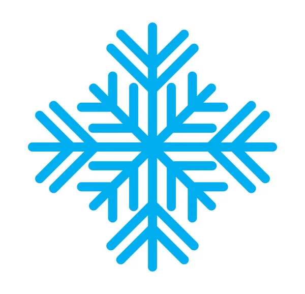 Snowflake vector icon — Stock Vector
