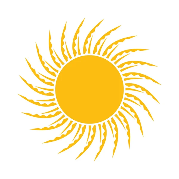 Icono del vector solar — Vector de stock