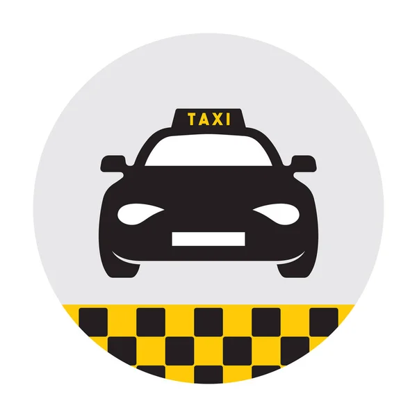 Taxi vector icono — Vector de stock