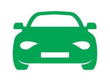 Araba vektör anahat simgesini