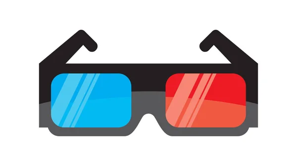 3d cinema glasses — Stock Vector