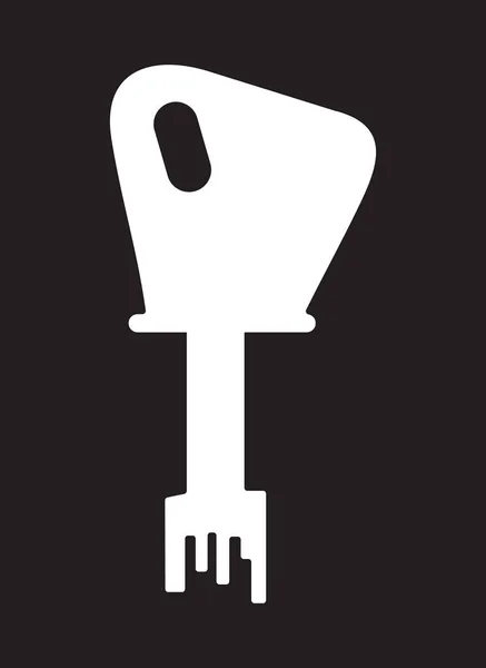 Vector illustration of the key — Stock Vector