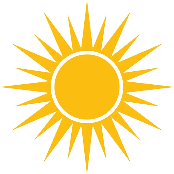 Sonnenvektorsymbol — Stockvektor