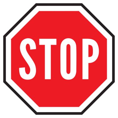 durdurmak için trafik işaretleri