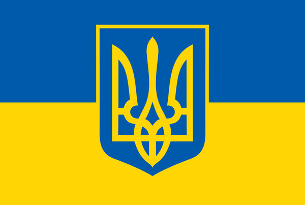  Ukraine flag as a background