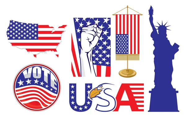 Символи Сполучених Штатів — стоковий вектор