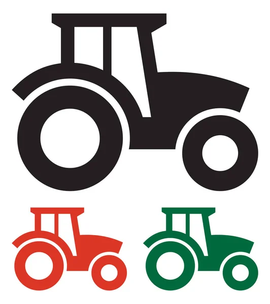 Pracovní stroj, traktor — Stockový vektor