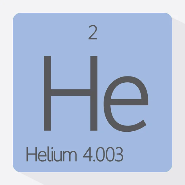 Símbolo del helio — Archivo Imágenes Vectoriales