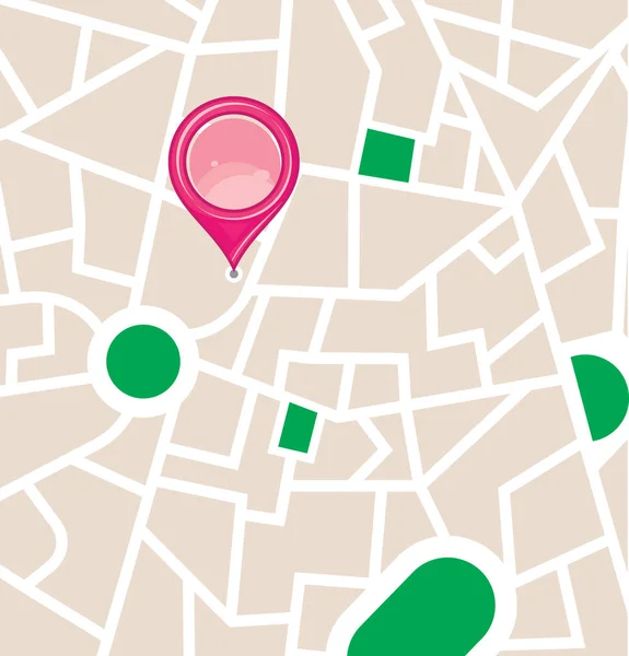 Tag map pour gps — Image vectorielle