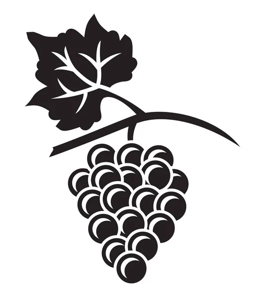 Виноград в гроздьях — стоковый вектор