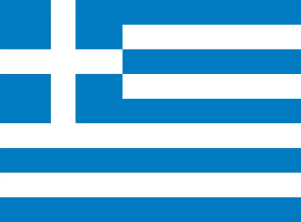 Görög zászló a háttérben — Stock Vector