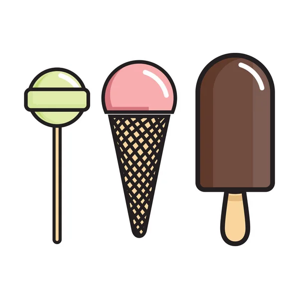 Helado de verano — Archivo Imágenes Vectoriales