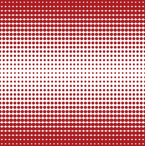 赤と白のハーフトーンの背景 — ストックベクタ