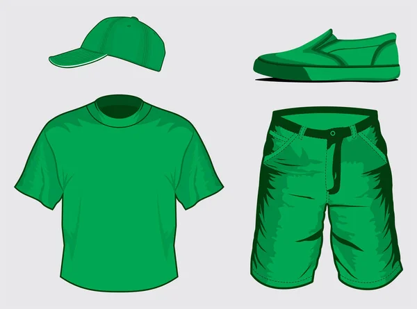 Ξεχωριστά ρούχα του scout — Διανυσματικό Αρχείο