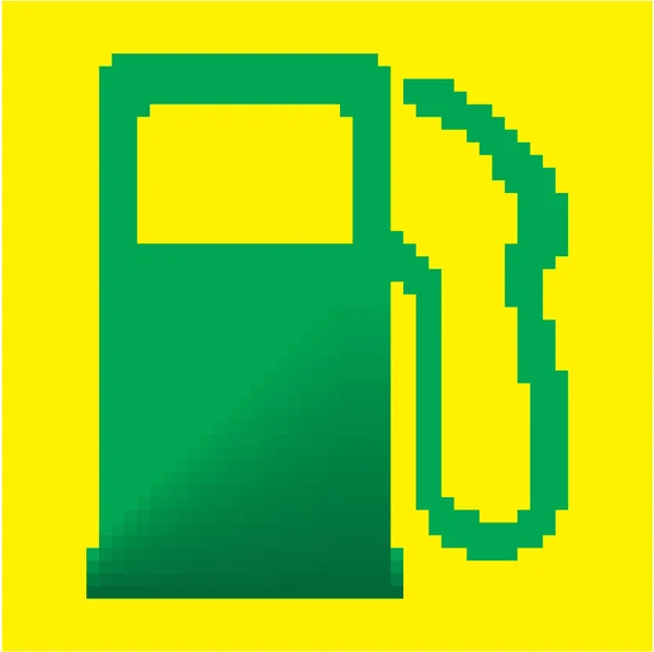 Benzin istasyonu işareti — Stok Vektör