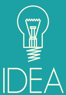 bir ampul bir fikir kavramı