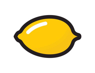 Bir beyaz sarı olgun limon