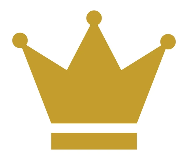 Корона на белом фоне — стоковый вектор