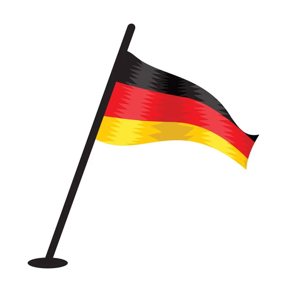 The german flag — Stock Vector