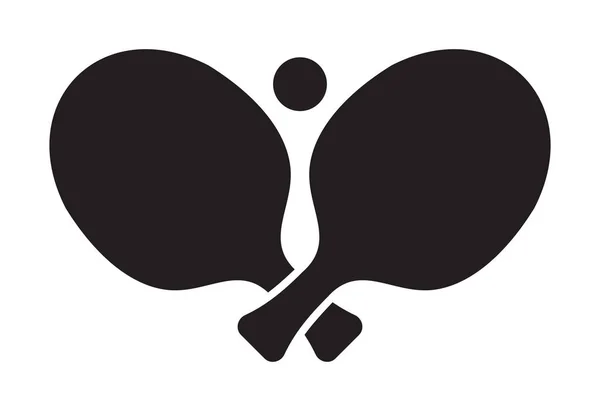 Concept de tennis de table — Image vectorielle