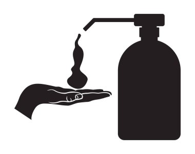 Beyaz sabun dispenseri