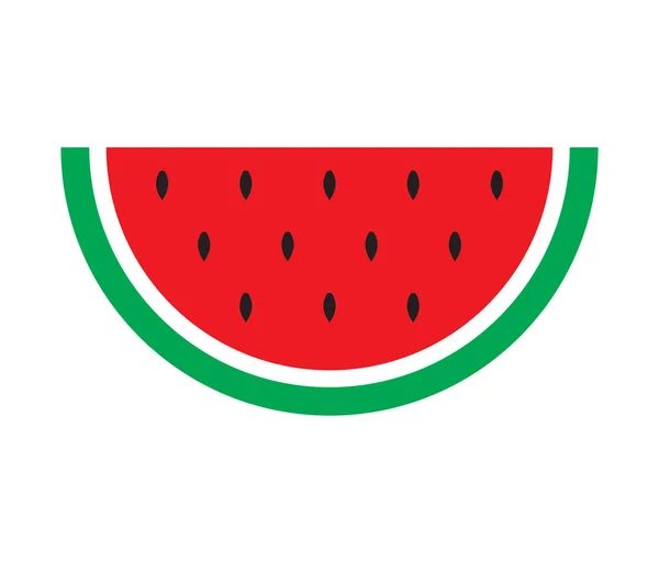 Bit av en vattenmelon — Stock vektor