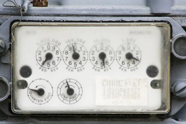 Gas meter from home — Stock Photo, Image