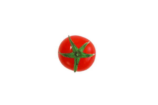 Legumes Doces Naturais Tomates Cereja Fundo Branco — Fotografia de Stock