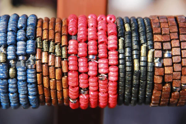 Tradycyjne Kolorowe Orientalne Koraliki Bracel — Zdjęcie stockowe