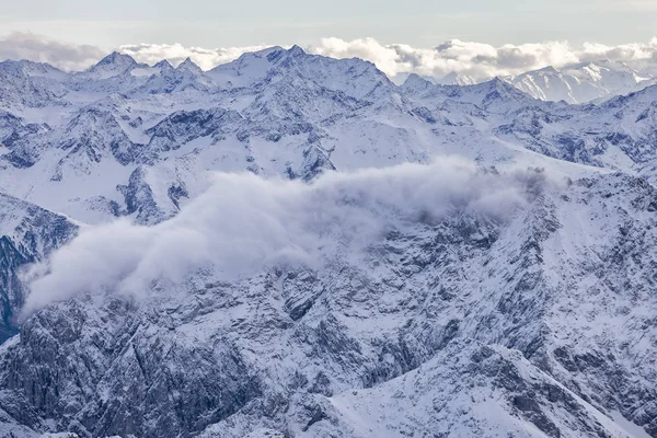 Alpes Austríaco Vista Aérea — Fotografia de Stock