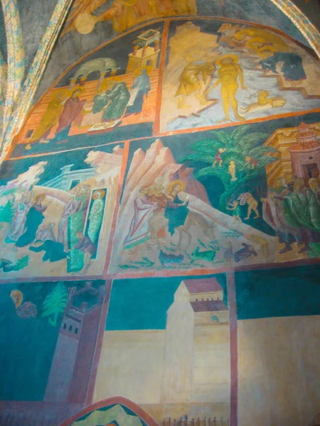 Lublin Poland October 2011 Beautiful Frescoes Chapel Medieval Castle — Stock Photo, Image