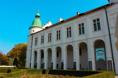 Baranow Sandomierski, Poland - October 08, 2013: Exterior view o