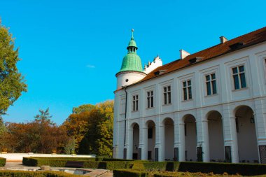 Baranow Sandomierski, Poland - October 08, 2013: Exterior view o