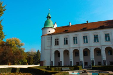 Baranow Sandomierski, Poland - October 08, 2013: Exterior view o