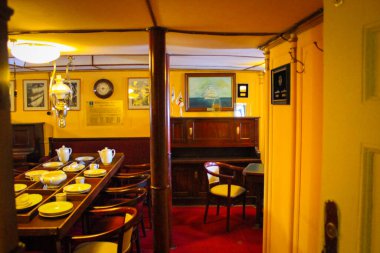 Gdynia, Polonya - 07 Mayıs 2014: Subay Yemekhanesi 