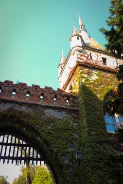Budapeşte, Macaristan - 09 Ekim 2014: Vajdahunyad Şatosu Macaristan 'ın başkenti Budapeşte' de bulunan bir kaledir.. 