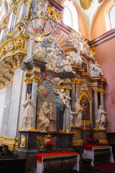 Czestochowa Polônia Maio 2014 Santuário Mosteiro Jasna Gora Vista Interior — Fotografia de Stock